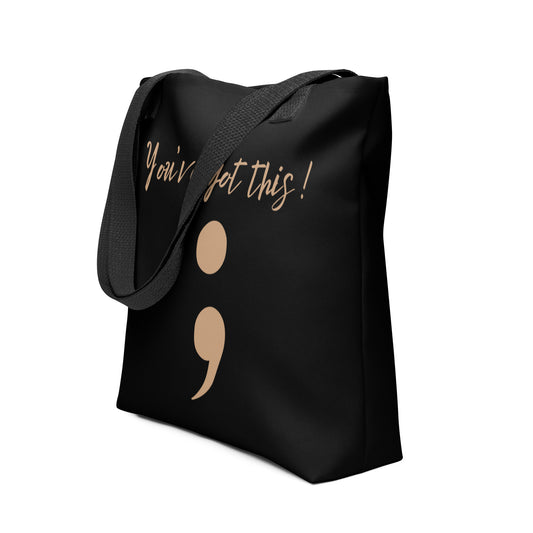 Awareness Tote - Black / Gold