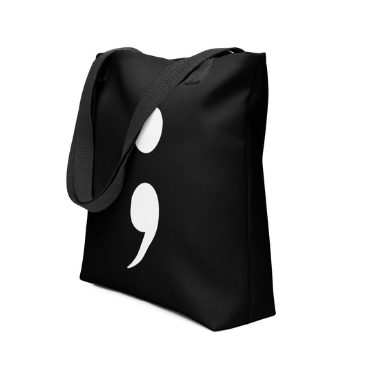 Awareness Tote - Black / White
