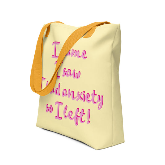 I came, I saw... - Tote (Yellow / Pink)