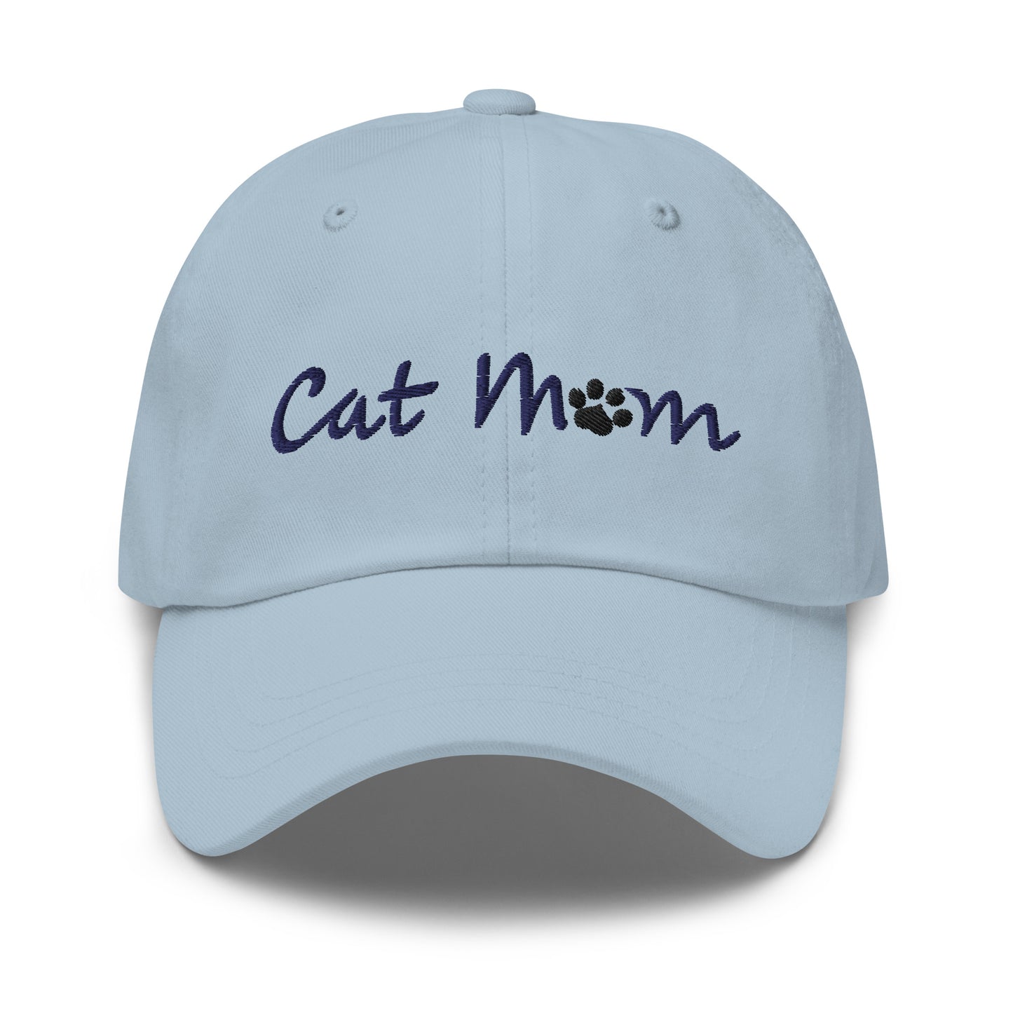 Cat Mom Cap - Navy Lettering