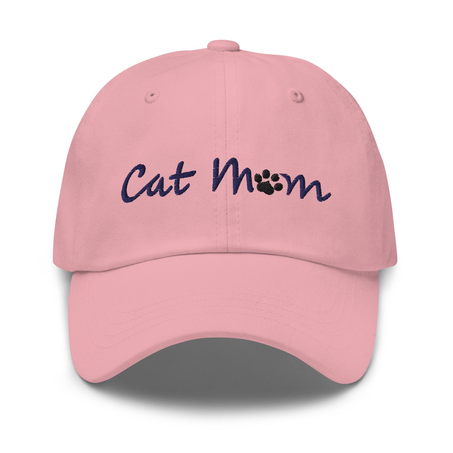 Cat Mom Cap - Navy Lettering