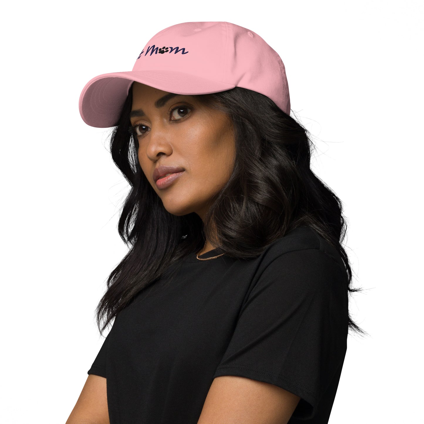 Cat Mom Cap - Navy Lettering