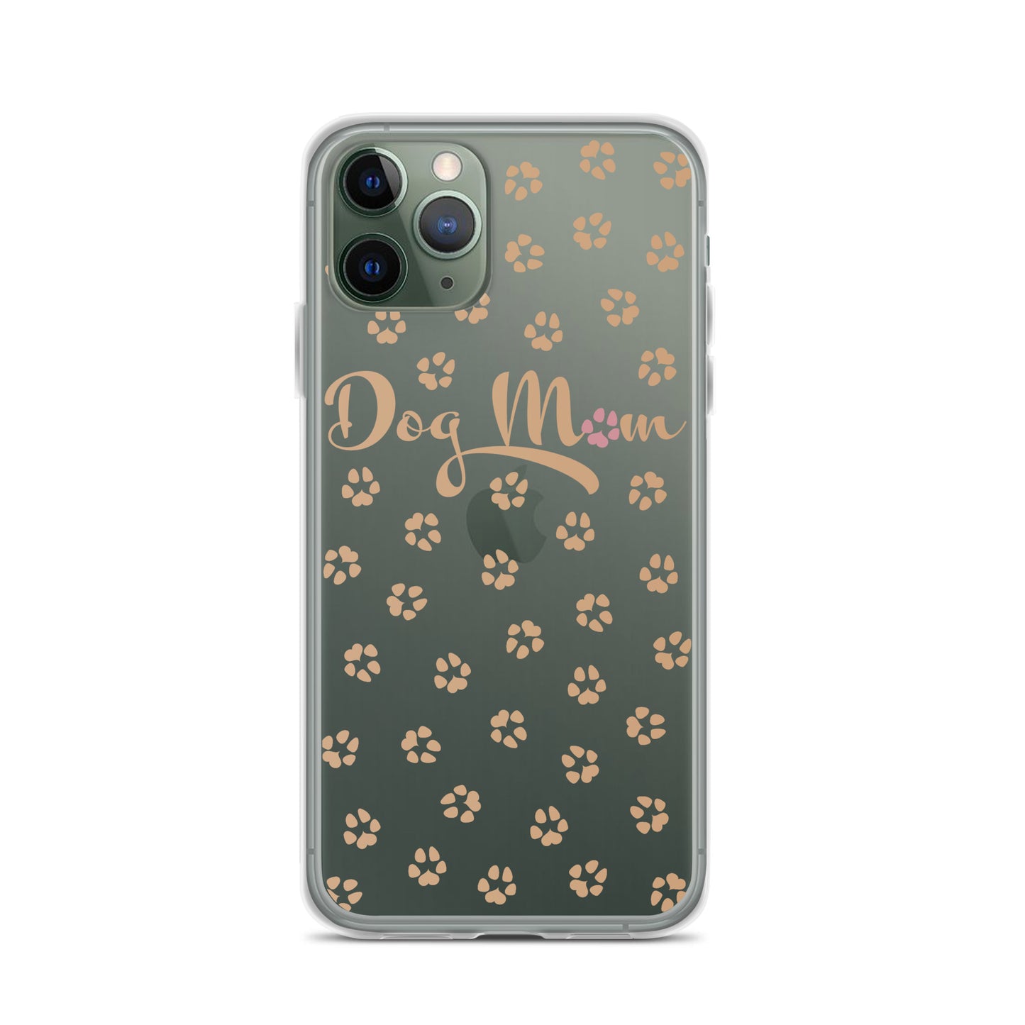 Dog Mom - Gold Paws - Clear Case for iPhone®