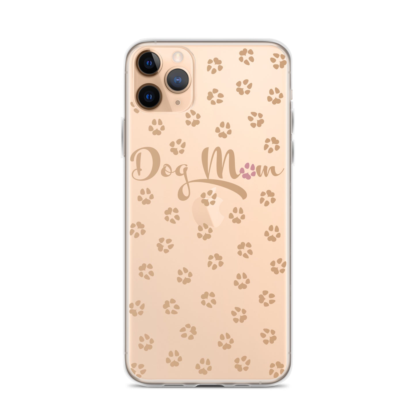 Dog Mom - Gold Paws - Clear Case for iPhone®