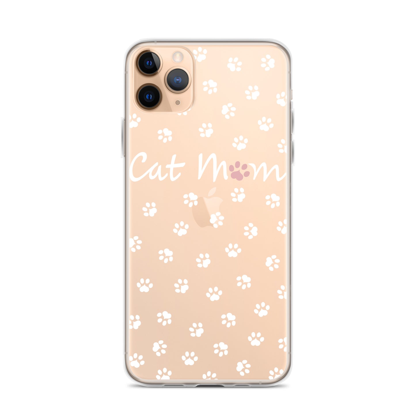 Cat Mom - White Paws -  Clear Case for iPhone®