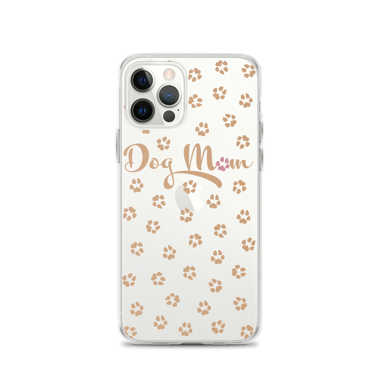 Dog Mom - Gold Paws - Clear Case for iPhone®