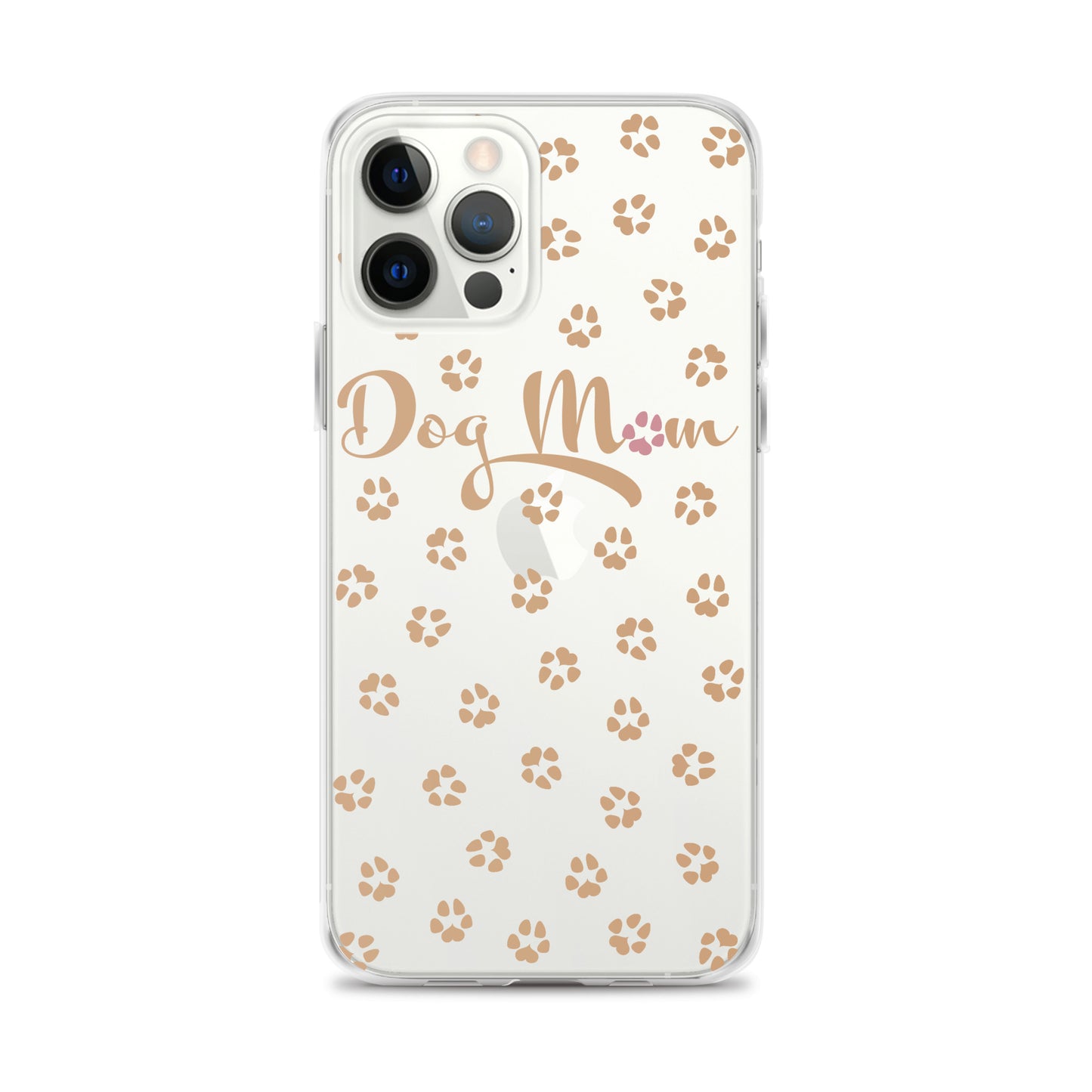Dog Mom - Gold Paws - Clear Case for iPhone®