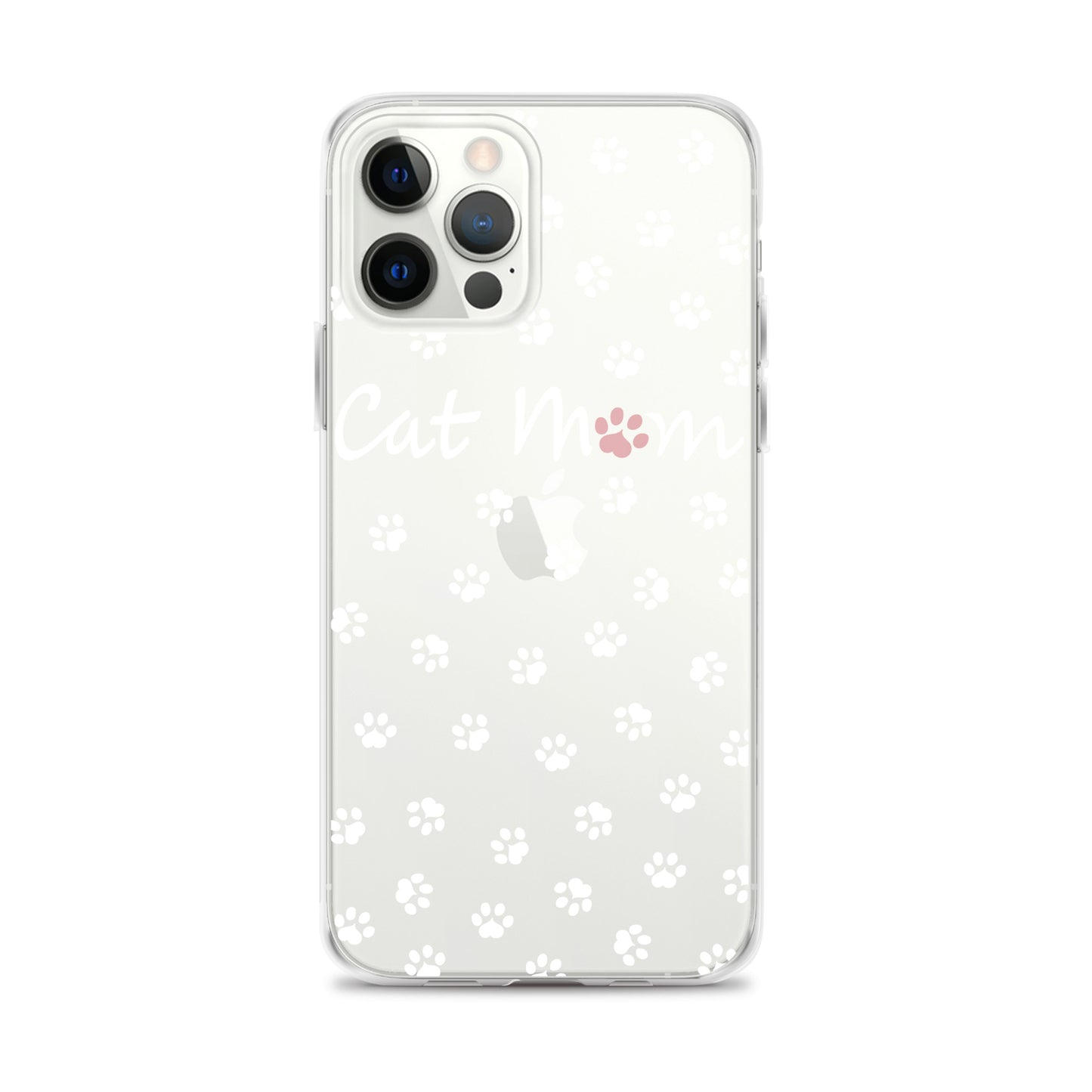 Cat Mom - White Paws -  Clear Case for iPhone®