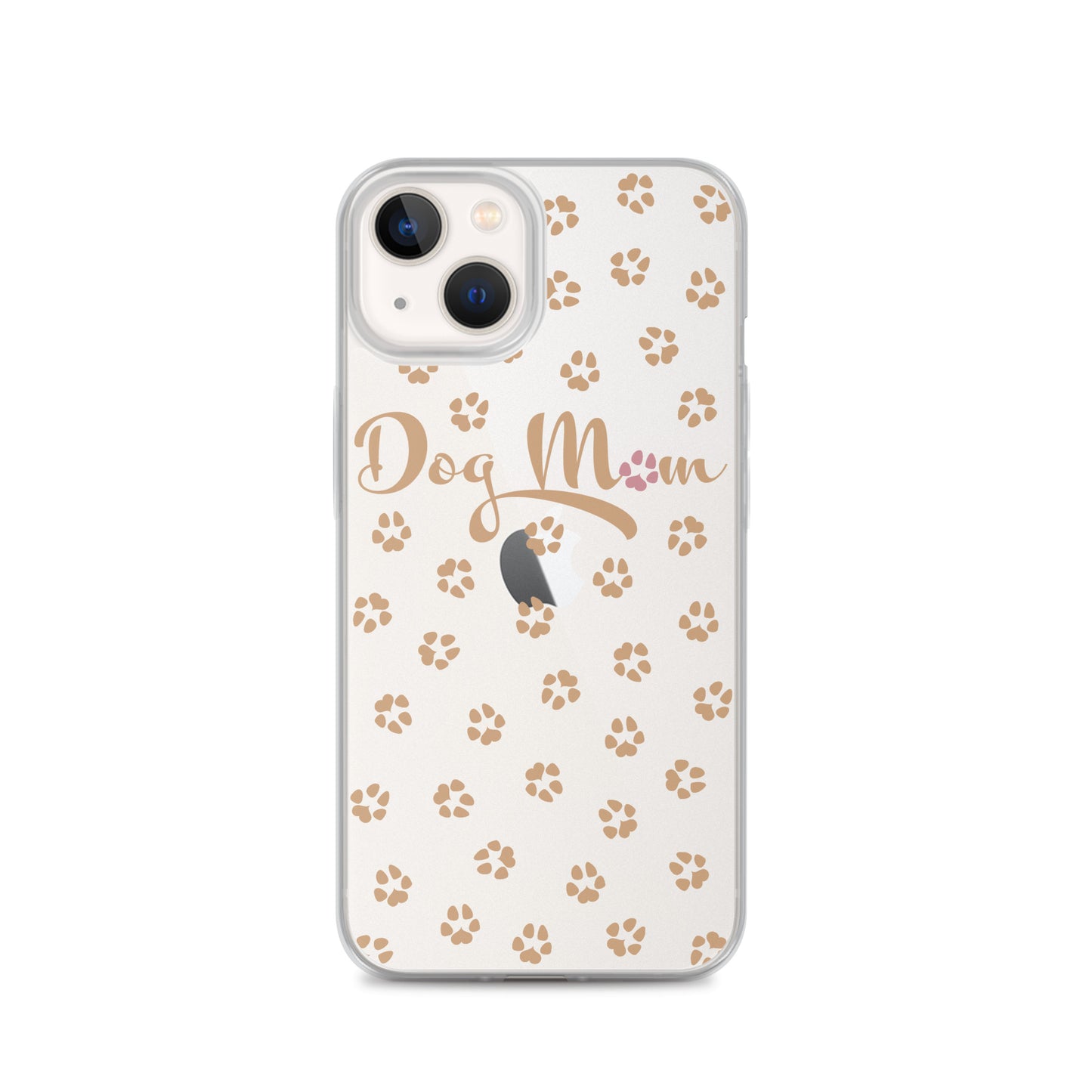 Dog Mom - Gold Paws - Clear Case for iPhone®