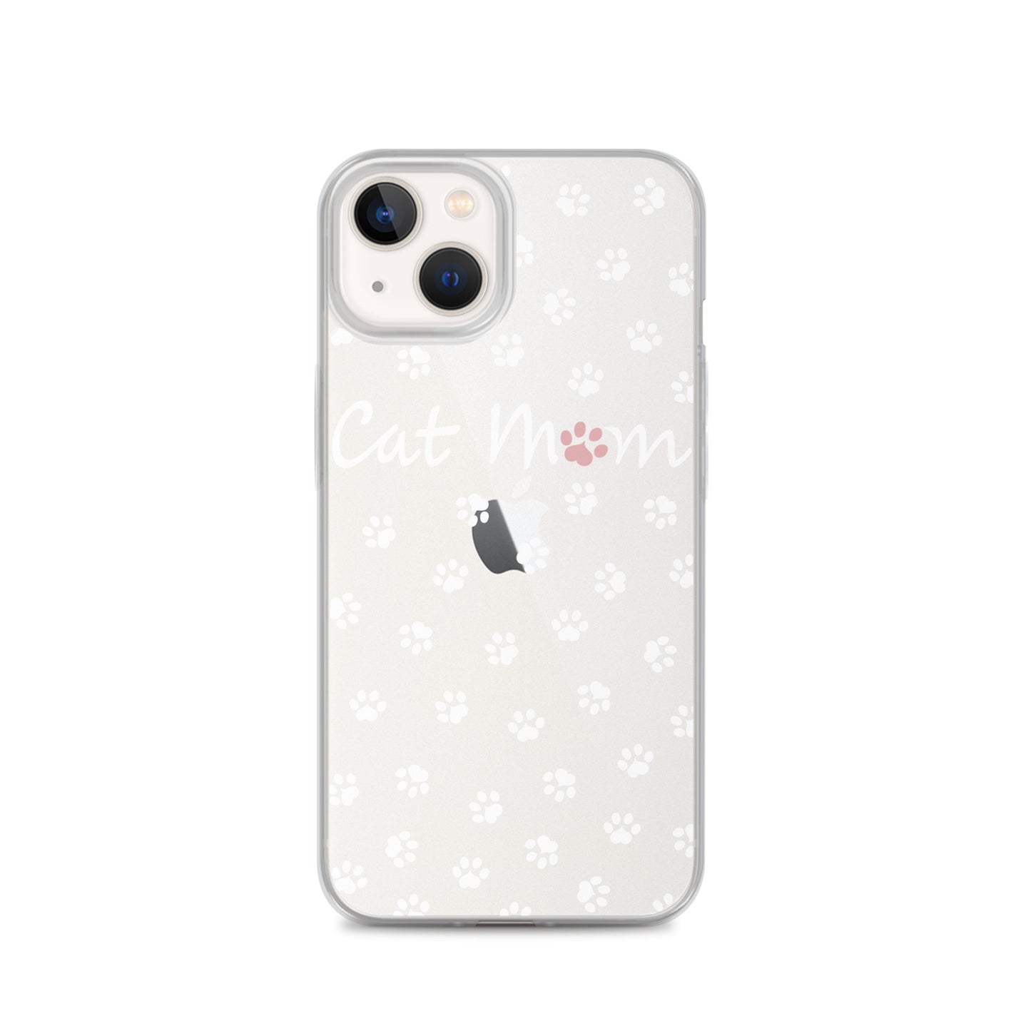 Cat Mom - White Paws -  Clear Case for iPhone®