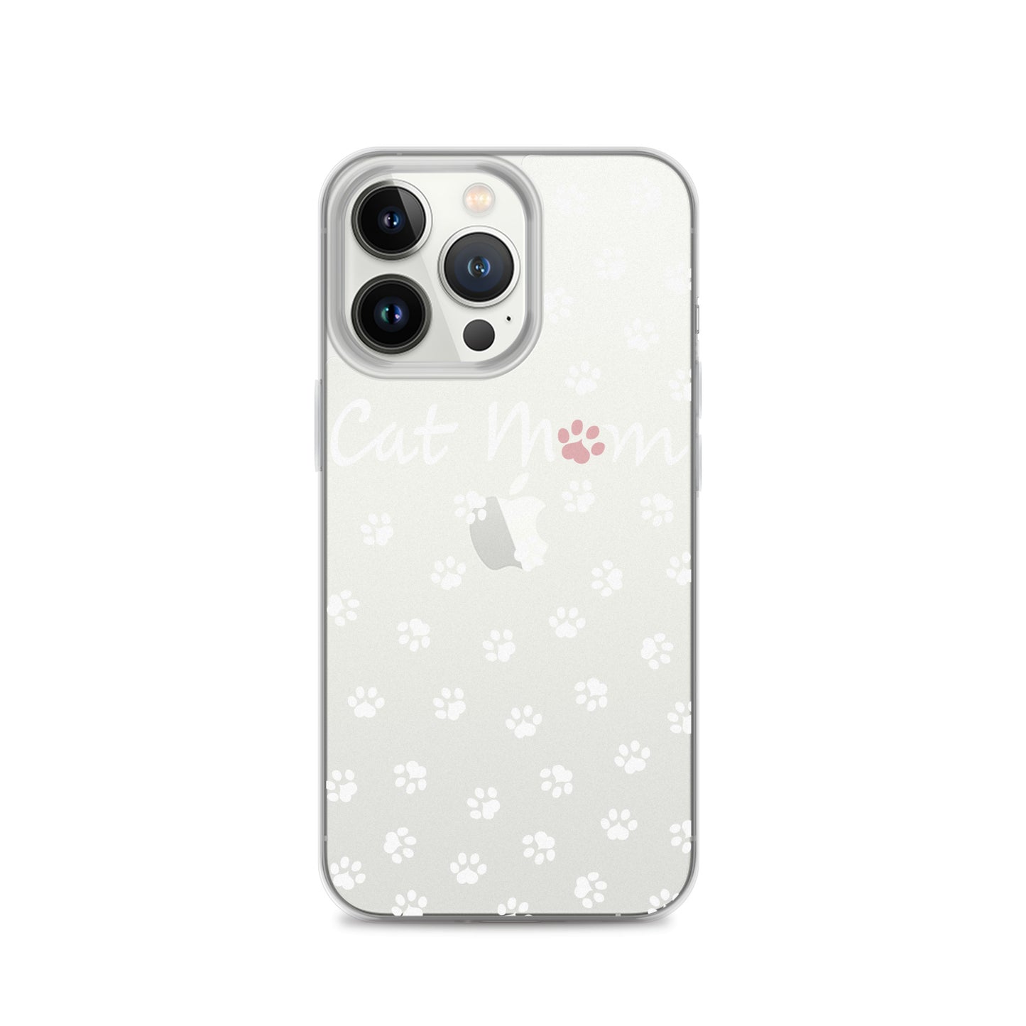 Cat Mom - White Paws -  Clear Case for iPhone®