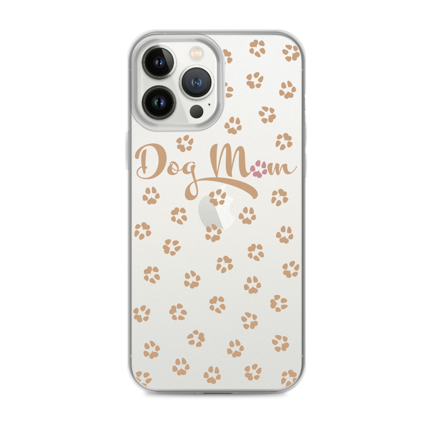 Dog Mom - Gold Paws - Clear Case for iPhone®
