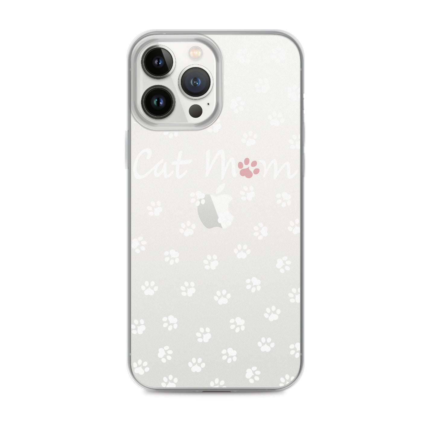 Cat Mom - White Paws -  Clear Case for iPhone®