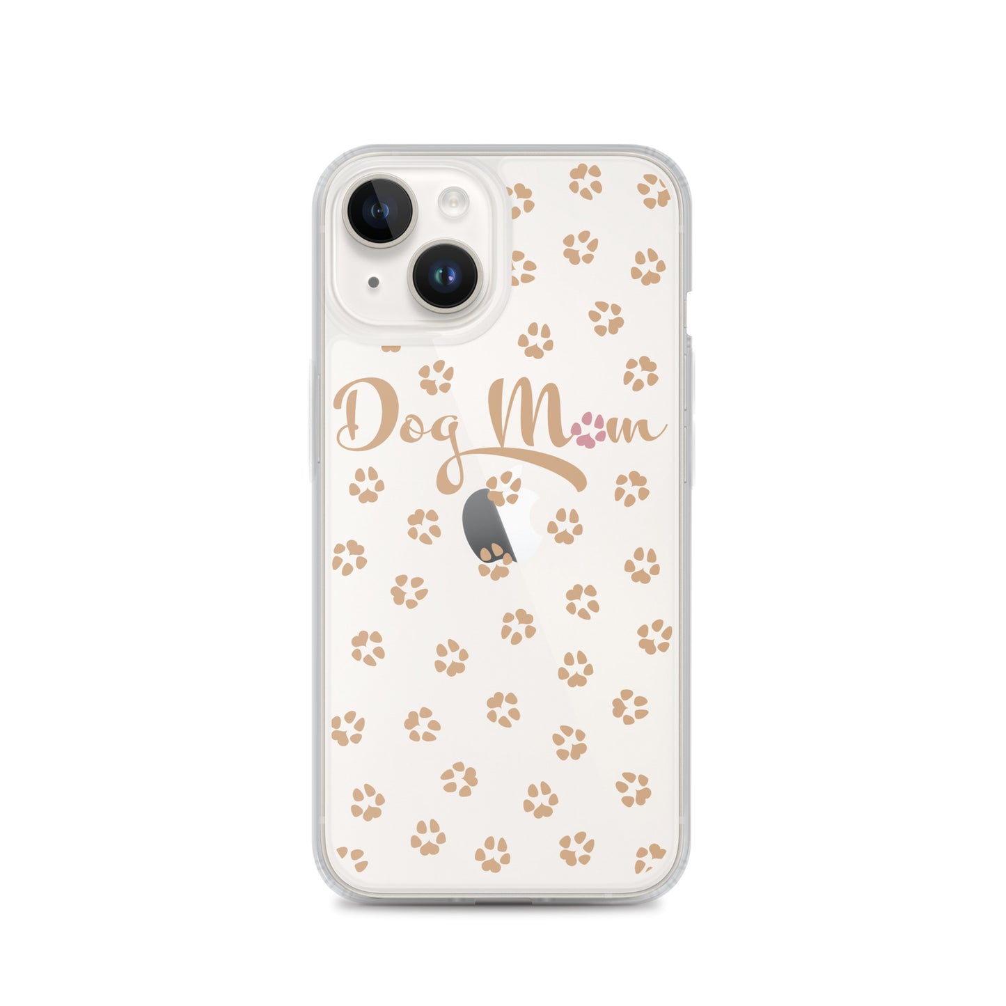 Dog Mom - Gold Paws - Clear Case for iPhone®