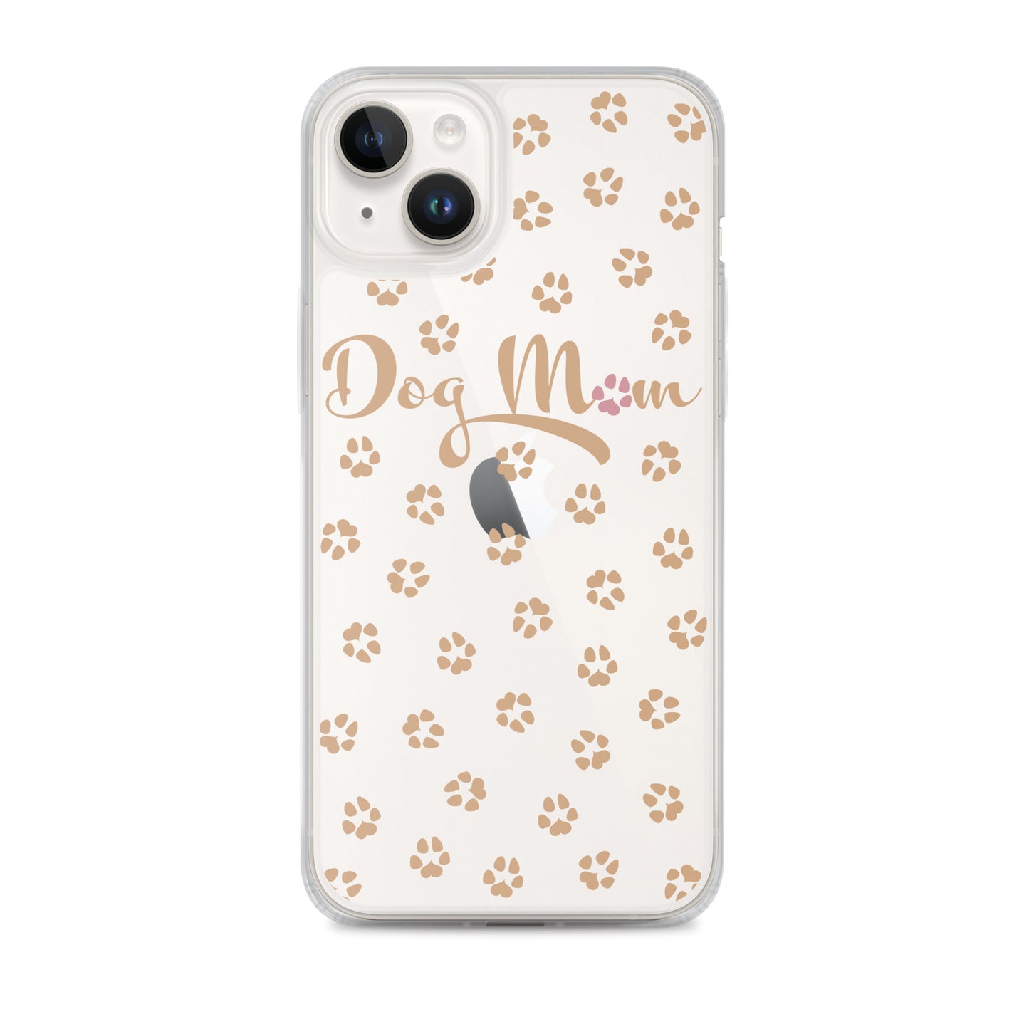 Dog Mom - Gold Paws - Clear Case for iPhone®