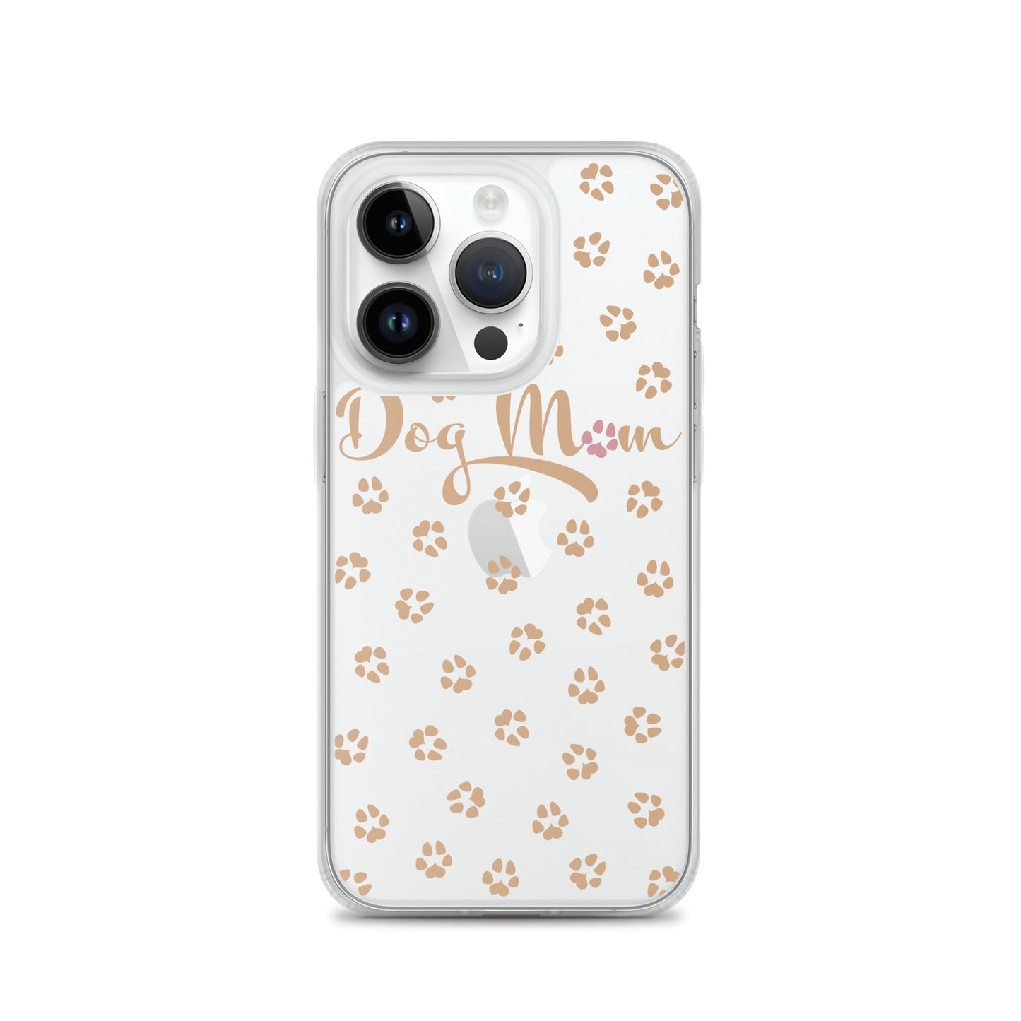 Dog Mom - Gold Paws - Clear Case for iPhone®