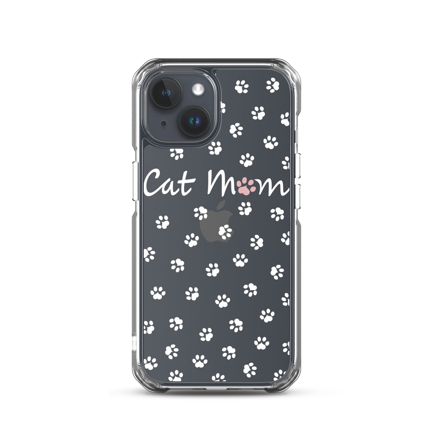 Cat Mom - White Paws -  Clear Case for iPhone®