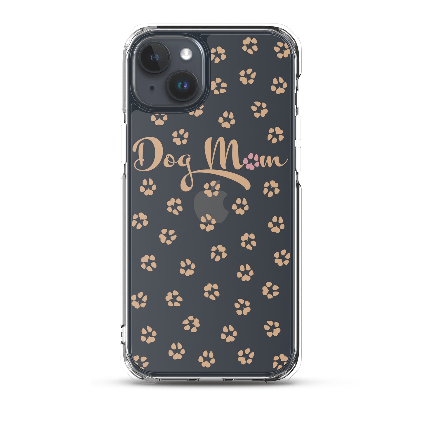 Dog Mom - Gold Paws - Clear Case for iPhone®