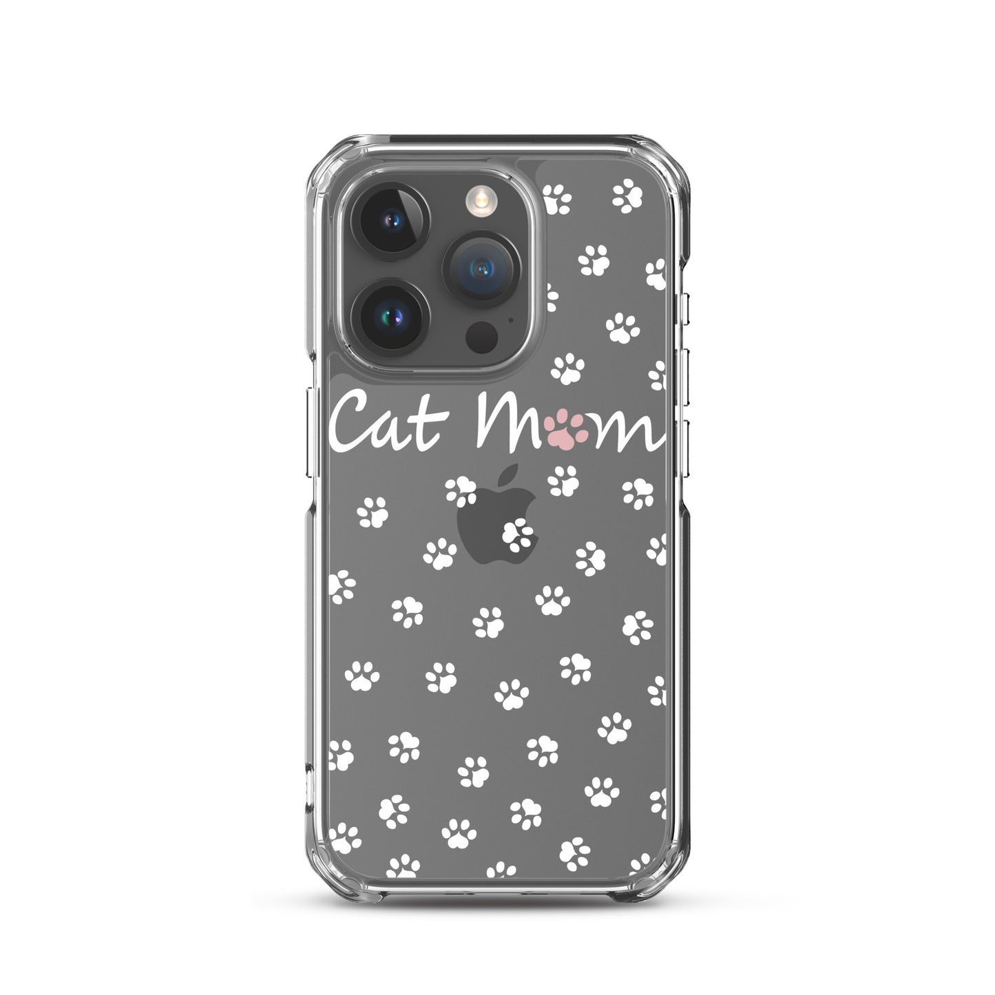 Cat Mom - White Paws -  Clear Case for iPhone®