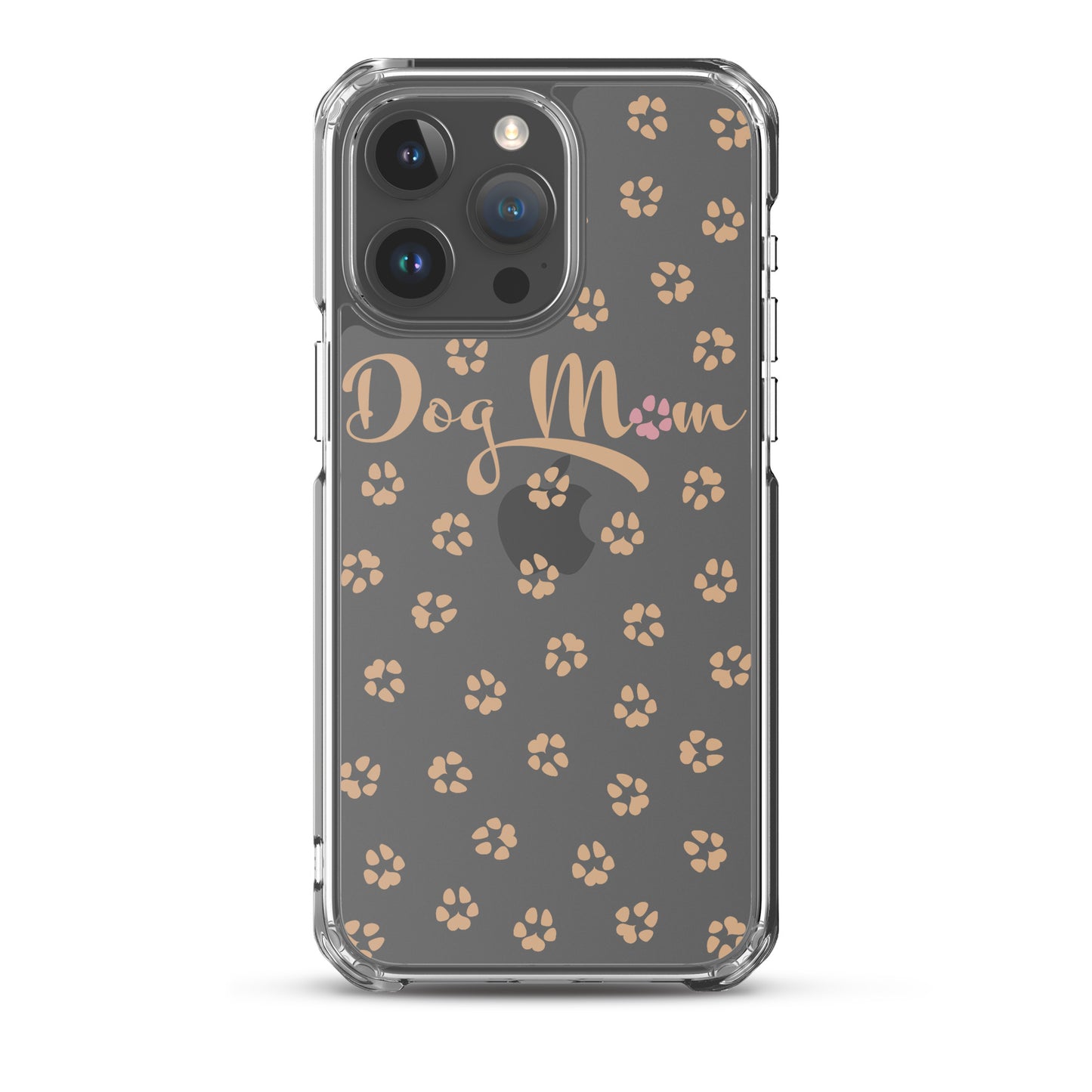 Dog Mom - Gold Paws - Clear Case for iPhone®