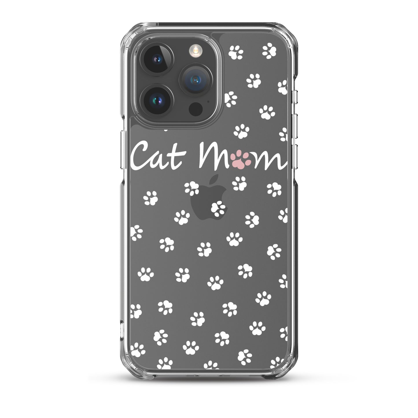 Cat Mom - White Paws -  Clear Case for iPhone®