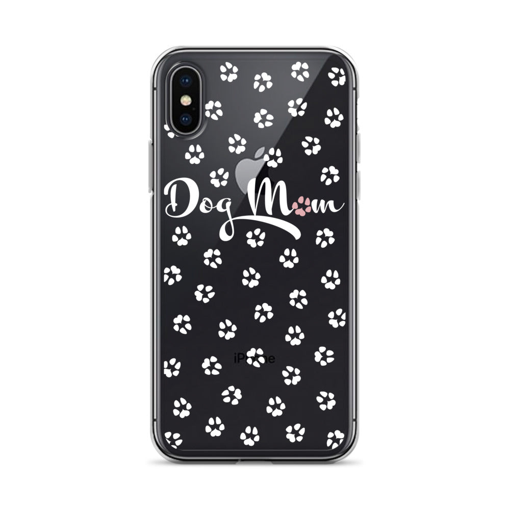 Dog Mom - White Paws - Clear Case for iPhone®