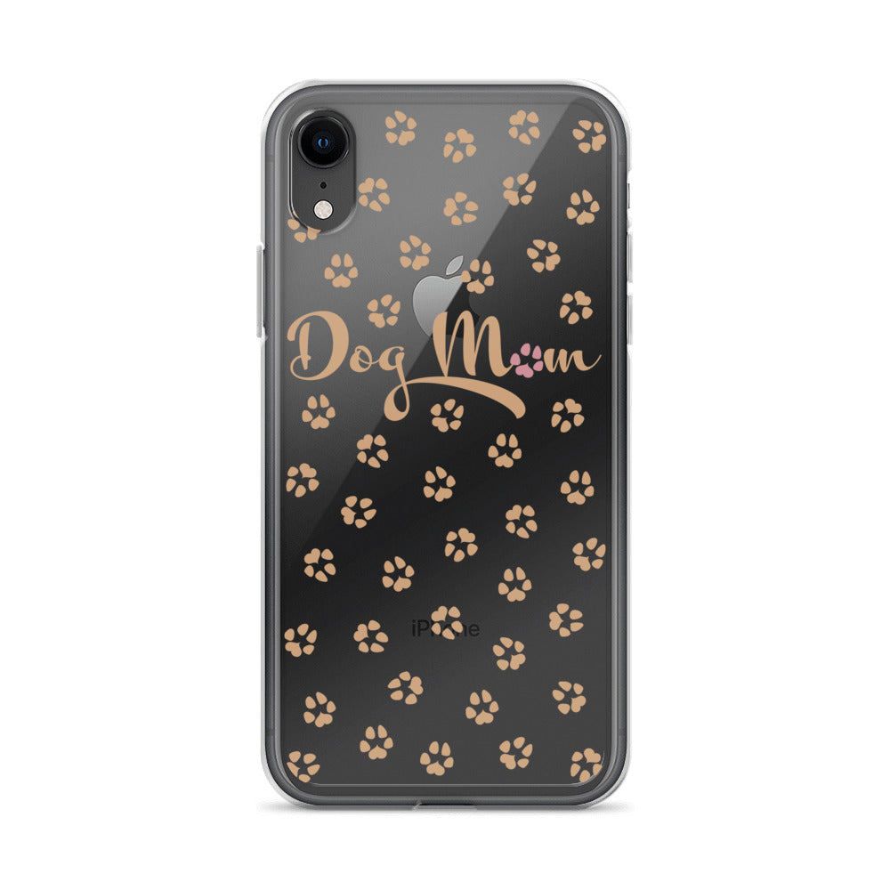 Dog Mom - Gold Paws - Clear Case for iPhone®