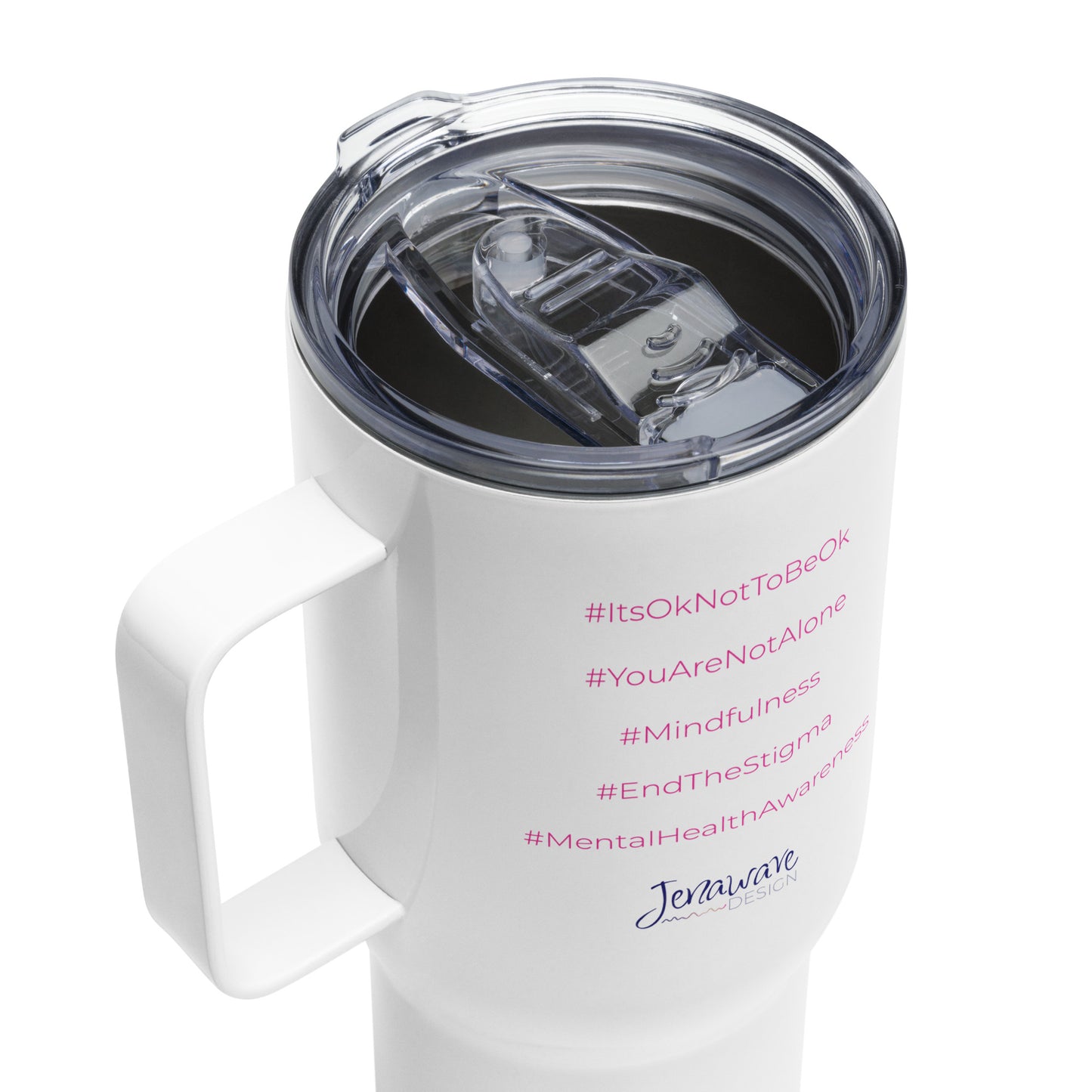 Broken Crayons Still Color with Hashtags Travel Mug