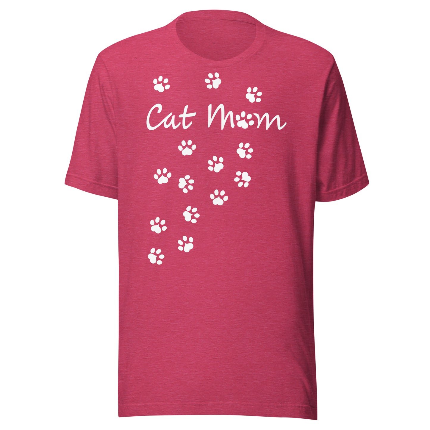 Cat Mom Scattered Paws Unisex T-shirt - Various Colors