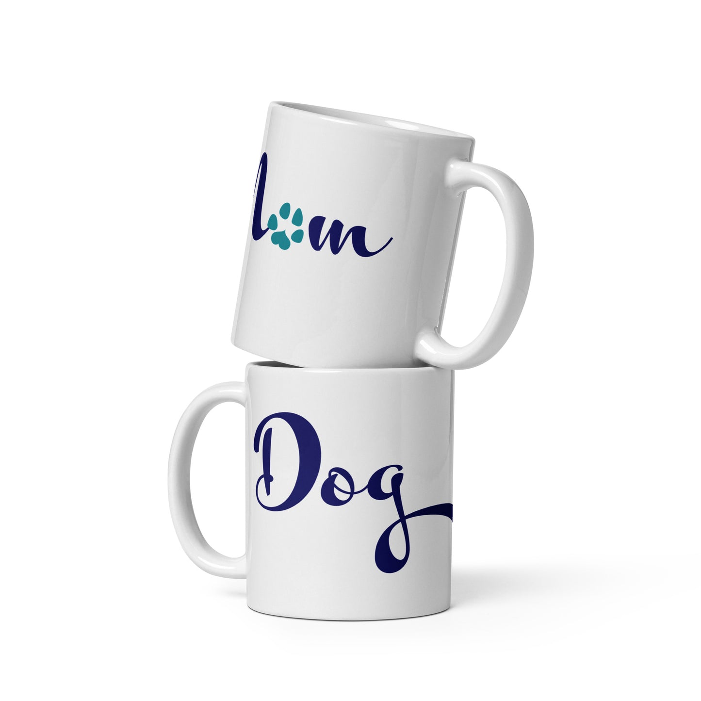 Dog Mom Mug - Blue