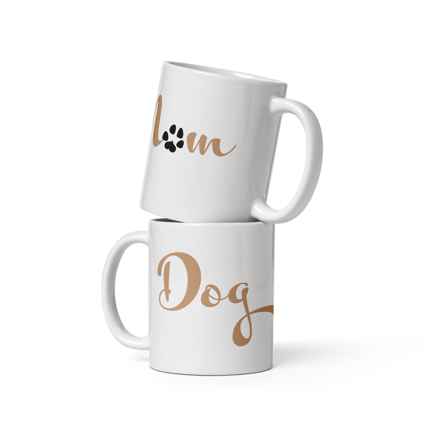 Dog Mom Mug - Gold