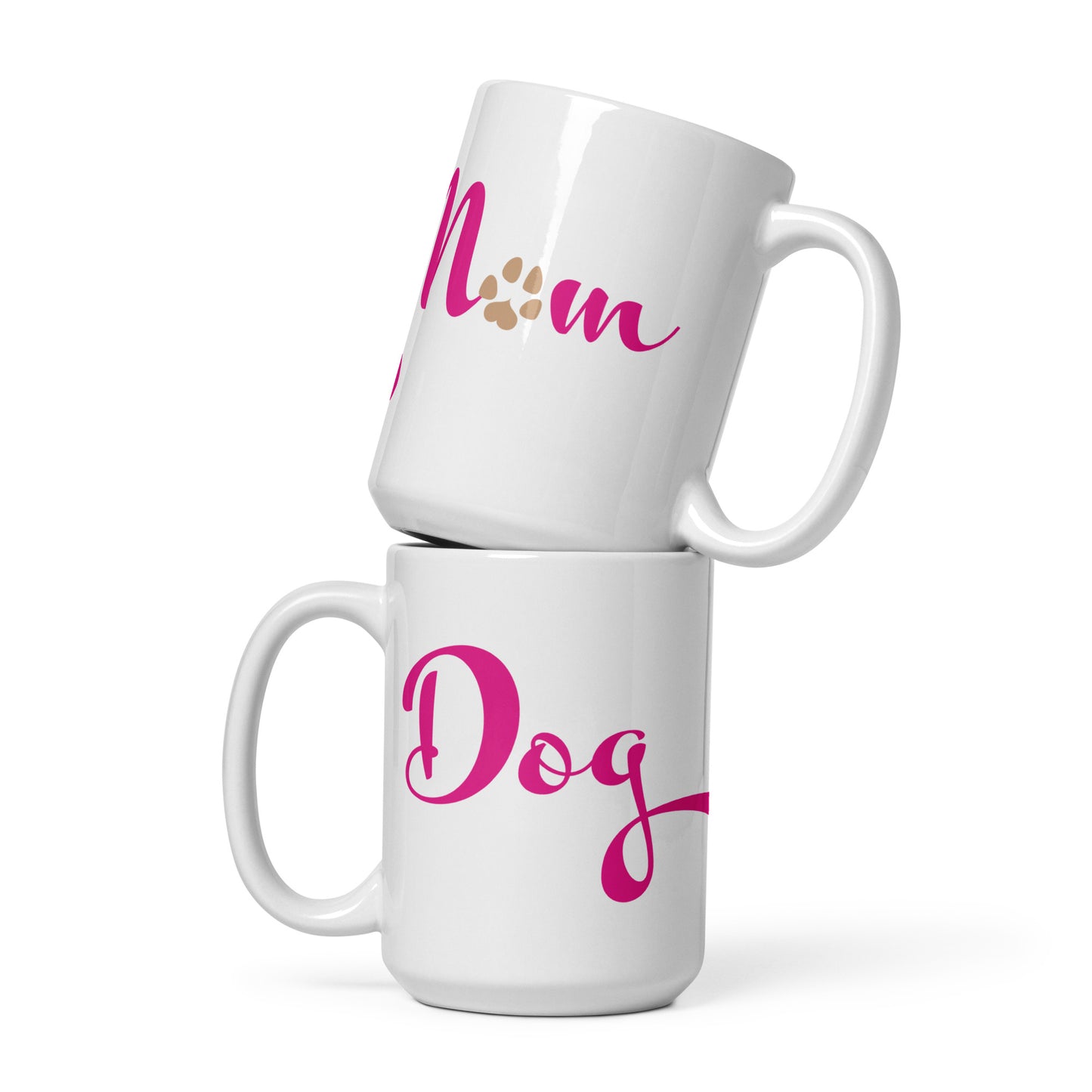 Dog Mom Mug - Pink