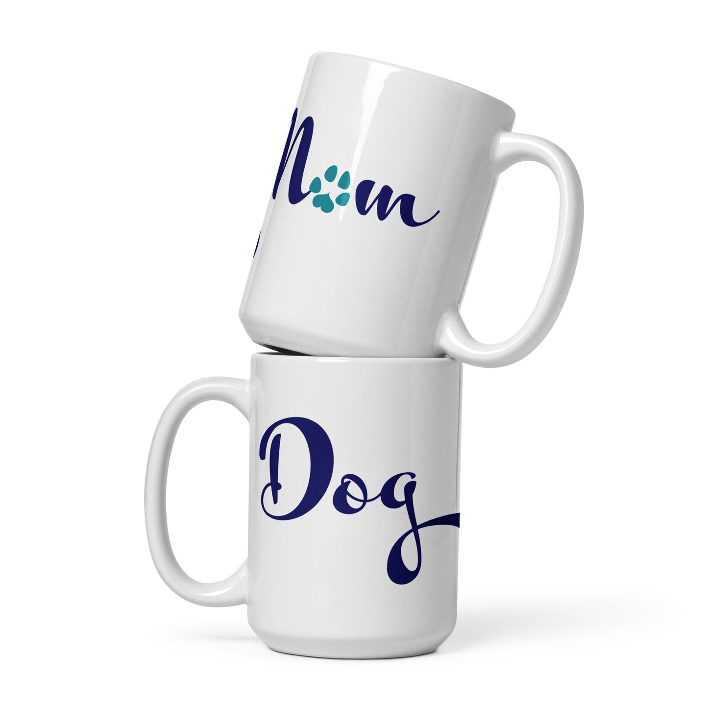 Dog Mom Mug - Blue
