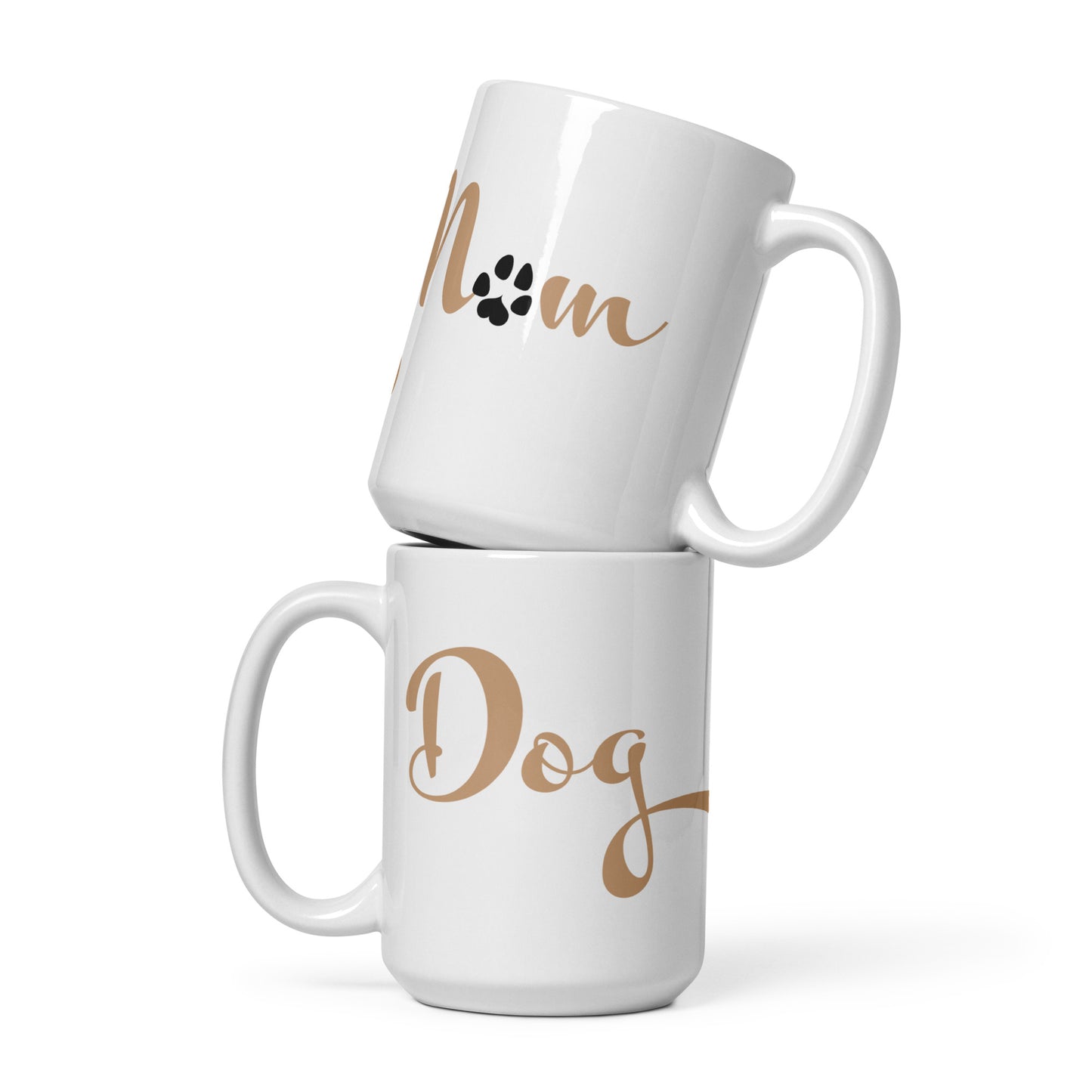 Dog Mom Mug - Gold