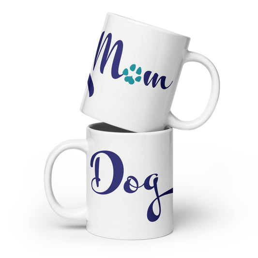 Dog Mom Mug - Blue
