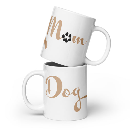 Dog Mom Mug - Gold