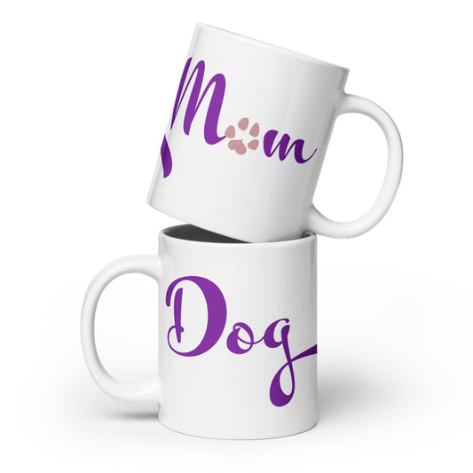 Dog Mom Mug - Purple
