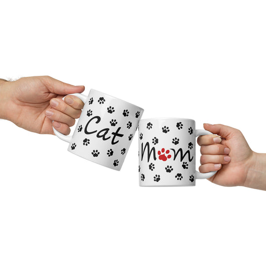 Cat Paws Mug - Black
