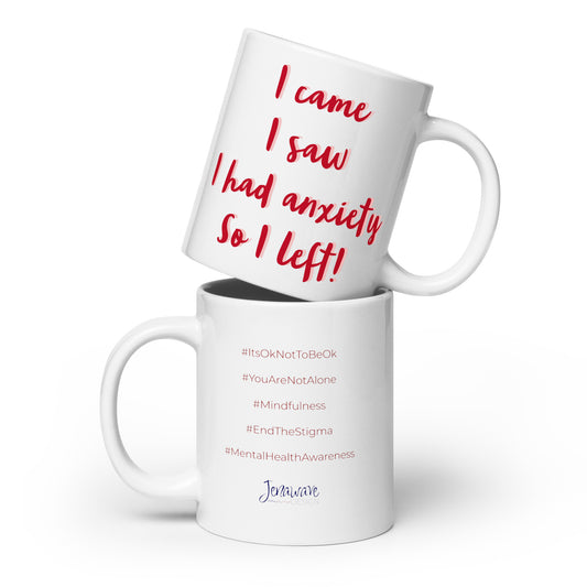 I came, I saw... -  Mug with Hashtags (Red)